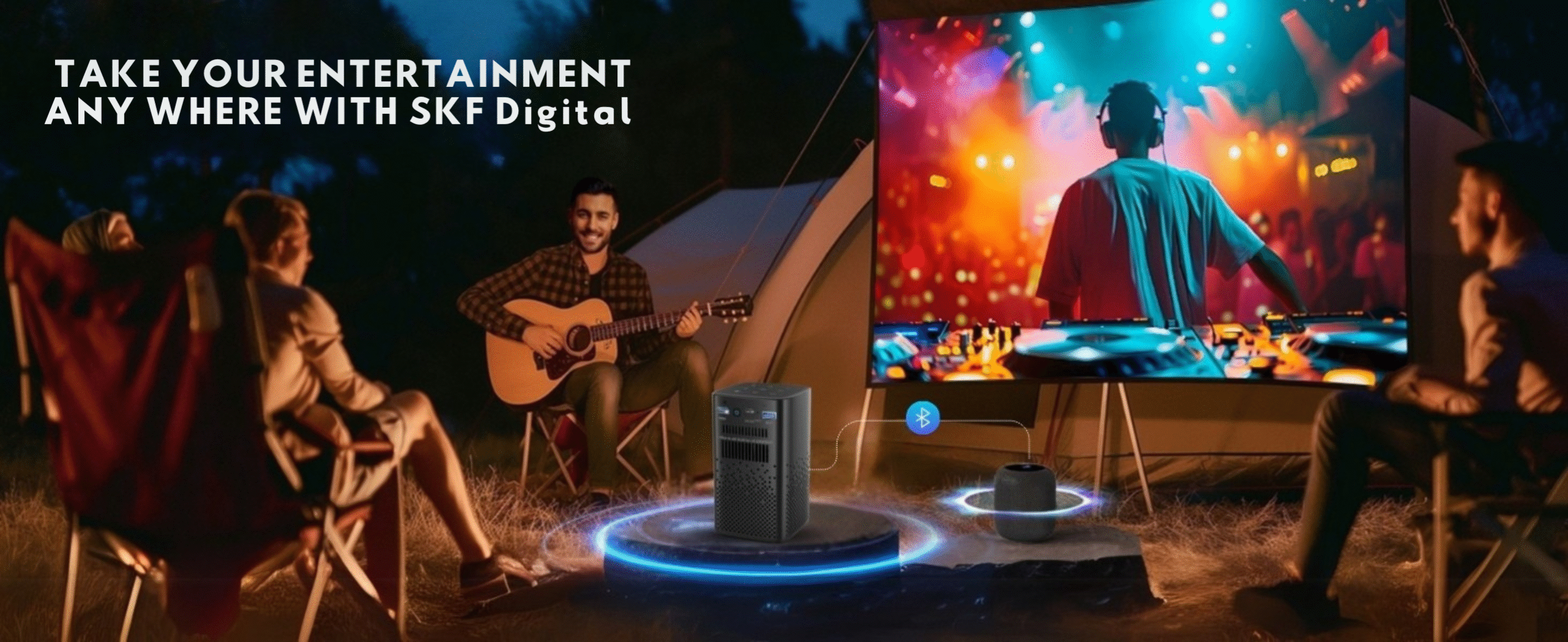 TAKE YOUR ENTERTAINMENT ANY WHERE WITH SKF Digital